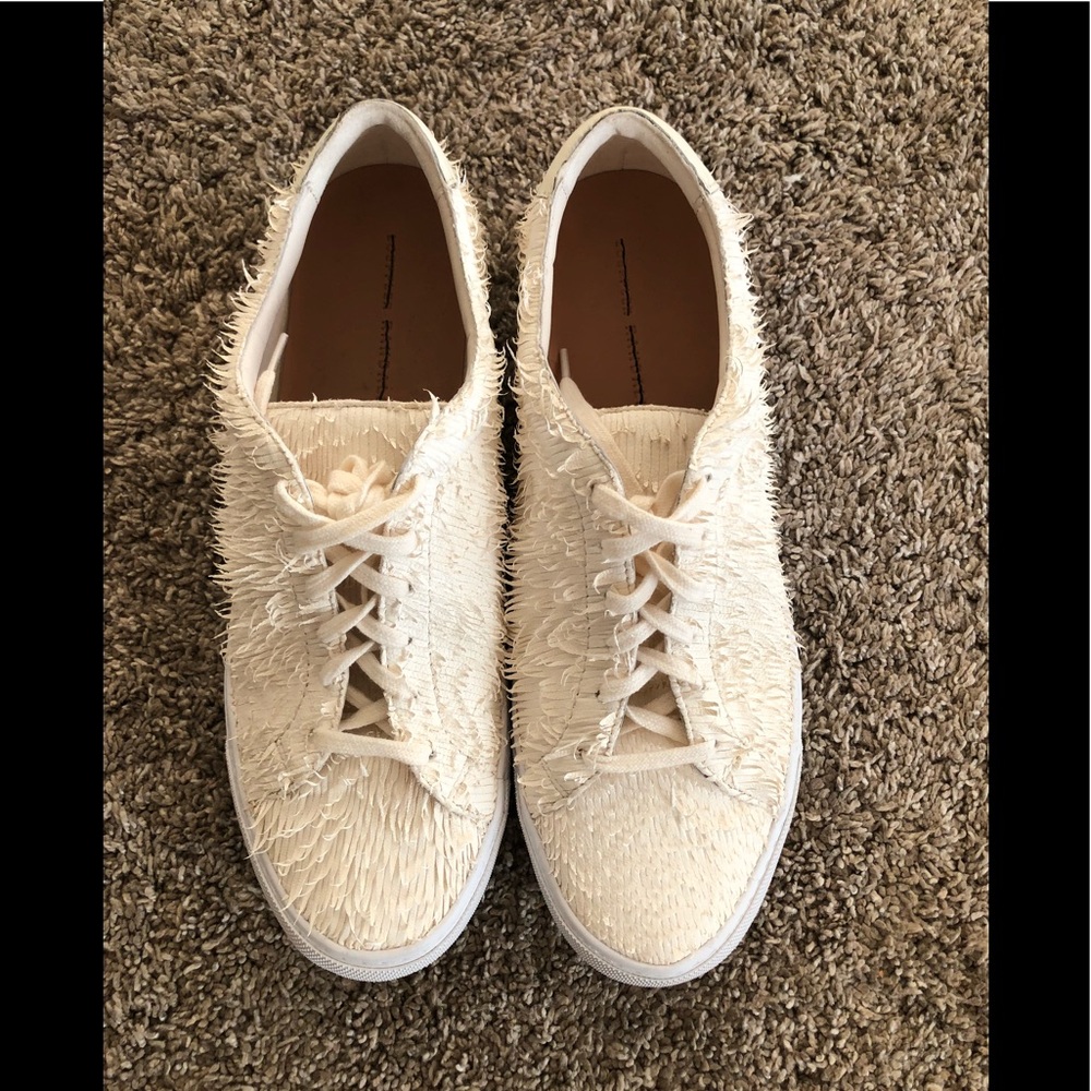 Loeffer Randall Logan fringed sneakers